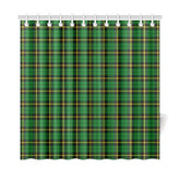 Wallace Hunting - Green Tartan Shower Curtain